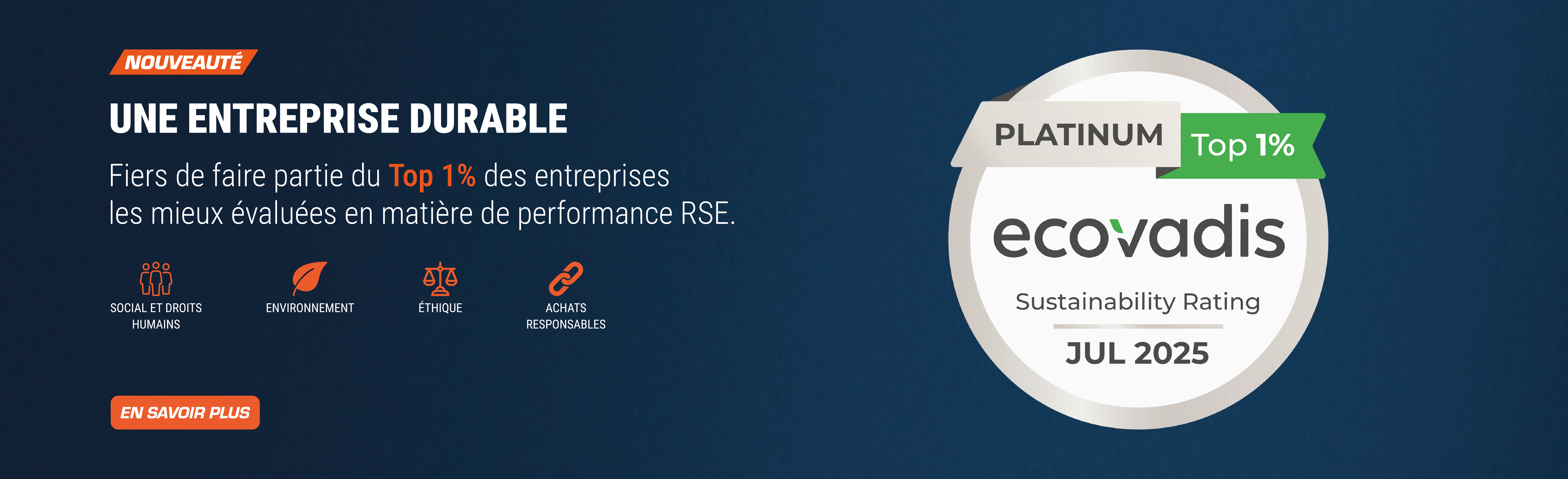 SPIT PASLODE décroche la certification Platinum EcoVadis